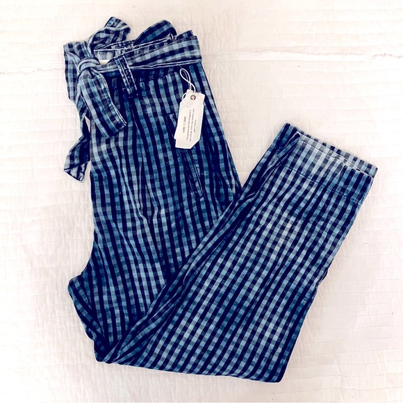 NWT Anthropologie Maeve Avryl Bleached Slim Pants, Sz 6 - Picture 6 of 10